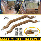 Set of 2 Tan Interior Door Pull Straps for Jeep Wrangler (1987–1995)