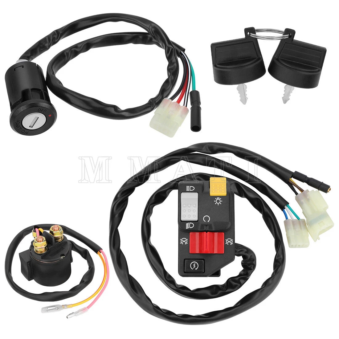 Handlebar Ignition Key Switch w/Relay for Honda Sportrax 250 TRX250EX (2006–2007)