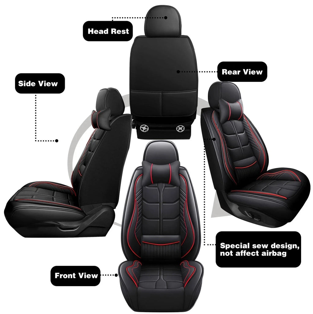 Full Set Leather Car Seat Covers for Toyota Tacoma