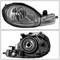 Pair Headlights for Dodge Chrysler Neon (2000–2002) Chrome Interior