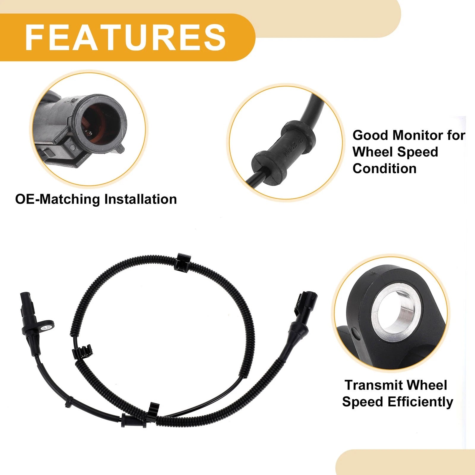 ABS Wheel Speed Sensor No. 8C2Z2C190A for Ford E-350 E-450 (2008–2010)
