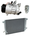 A C Compressor Kit With Condenser for Volkswagen Jetta 1.8L (2017–2017)