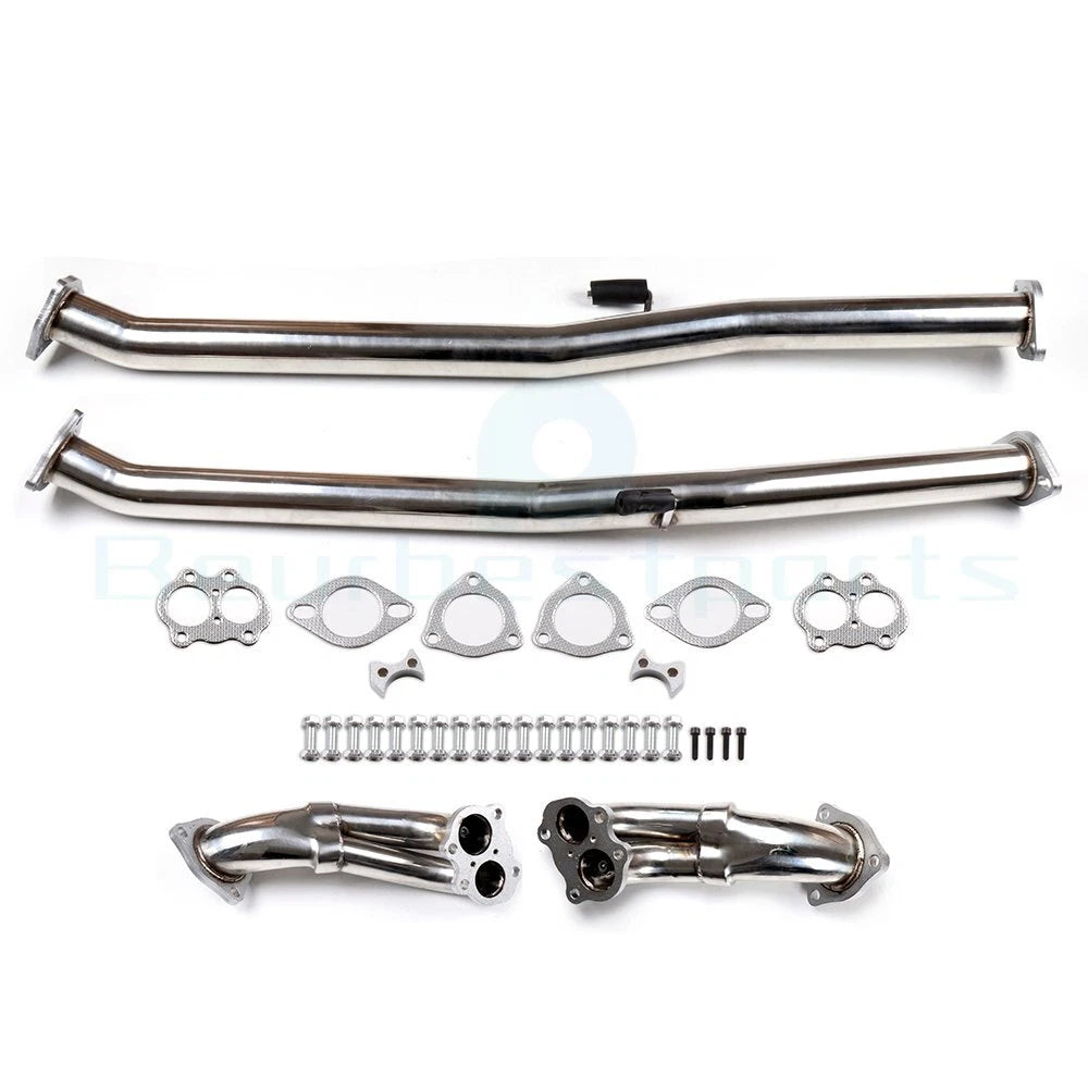 Stainless Steel Exhaust Pipe for Nissan 300ZX Turbo (1990–1996) VG30DETT
