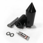 Black Spike Frame Slider Crash Protector for Suzuki GSXR 1000 (2007–2008)