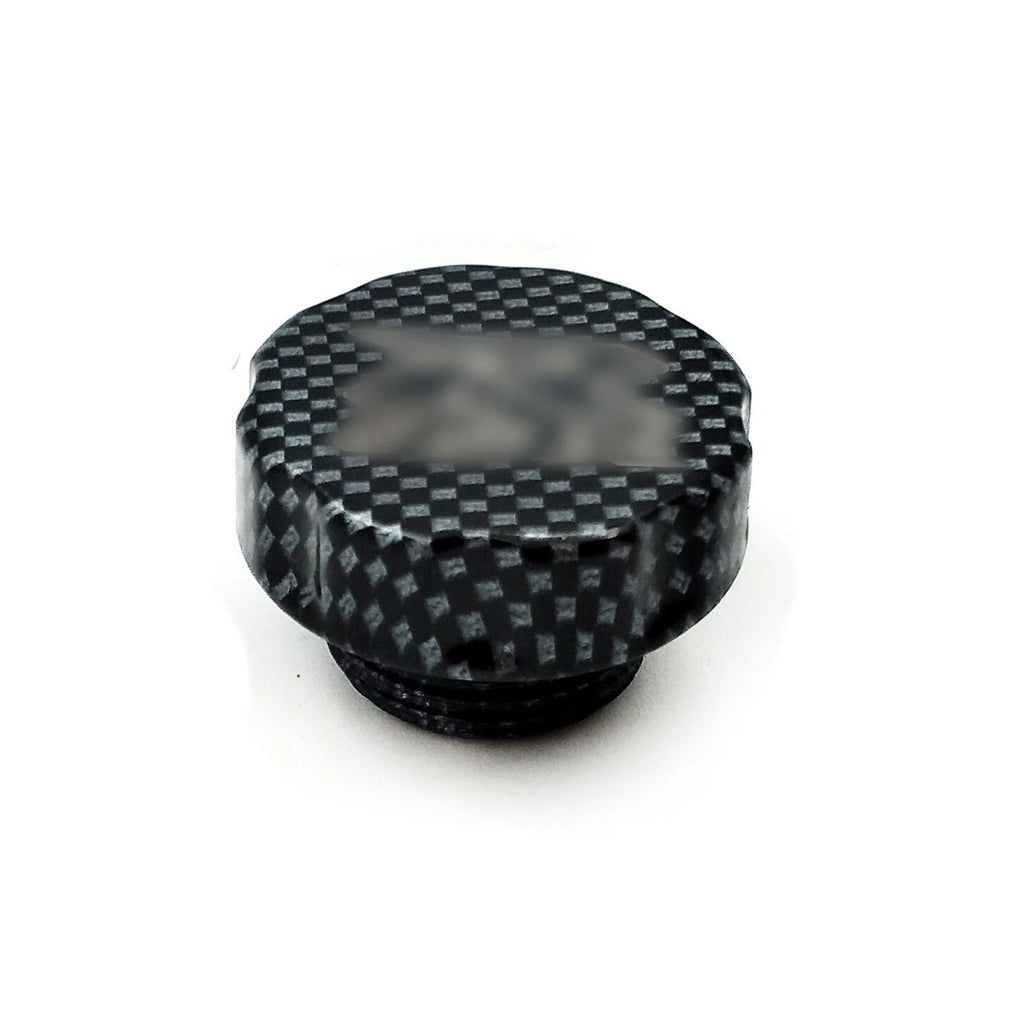 Carbon Fluid Reservoir Cap Cover for Suzuki GSXR 600 750 1000 1100 1300R (All Years)