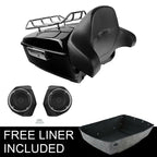 Backrest Top Rack Speakers for Harley Touring Road Glide (2014–2026)