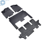 Set of 4 All Weather Floor Mats for Dodge Grand Caravan (2008–2020) TPE Rubber