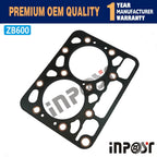 Head Gasket Kit for Kubota Z600 ZB600 Engine B4200 Tractor (Graphite)