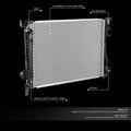 Aluminum Core Cooling Radiator for Dodge RAM 1500/2500/3500 (2002–2008) DPI-2480