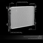 Aluminum Core Cooling Radiator for Dodge RAM 1500/2500/3500 (2002–2008) DPI-2480