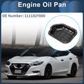 1 Pc Engine Oil Pan No.111102Y000 for Nissan Maxima (2000–2009) Iron Black