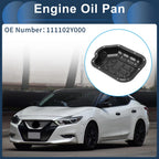 1 Pc Engine Oil Pan No.111102Y000 for Nissan Maxima (2000–2009) Iron Black