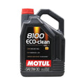 Motul 8100 Eco-Clean SAE 0W-30 Synthetic Motor Oil 5 Liters (102889)