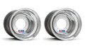 Set of 2 DWT Polished Rear Wheels 8" 8x8 4/115 for Yamaha Raptor 700 660 YFZ450 Banshee