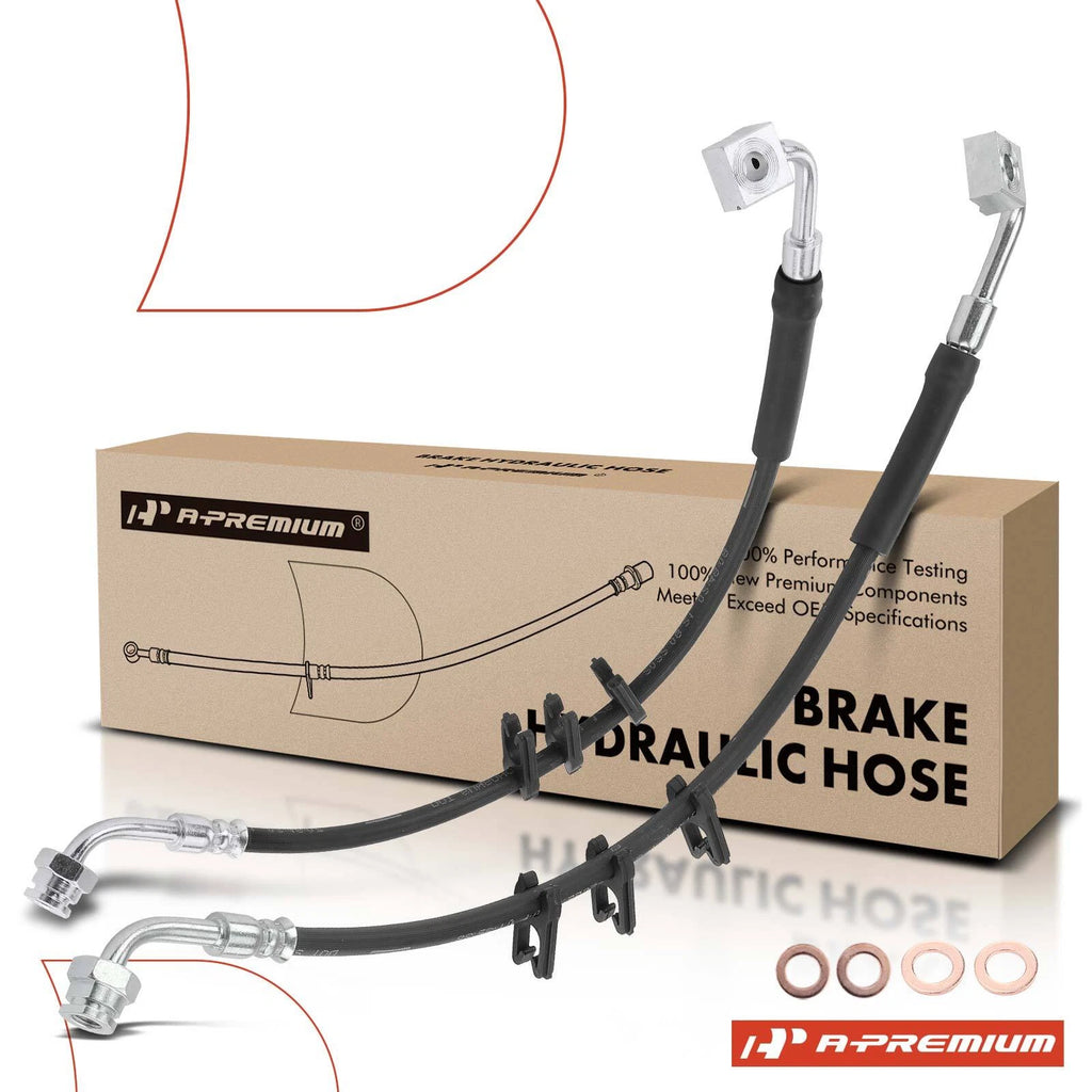 2X Front Brake Hydraulic Hose for Ford E-250 E-350 Super Duty (2003–2005)