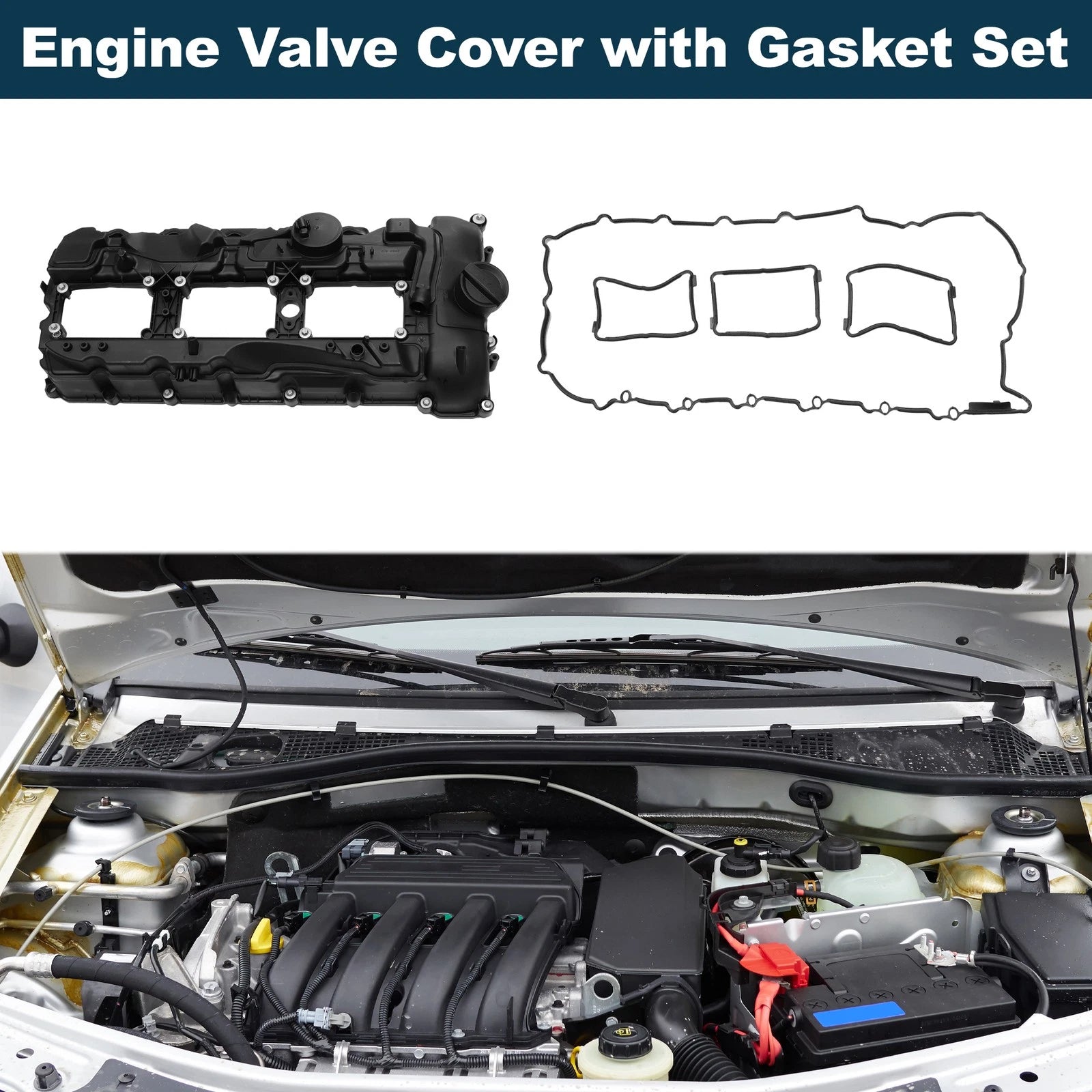 Front Engine Valve Cover with Gasket No. 11127570292 for BMW 135is (2013)