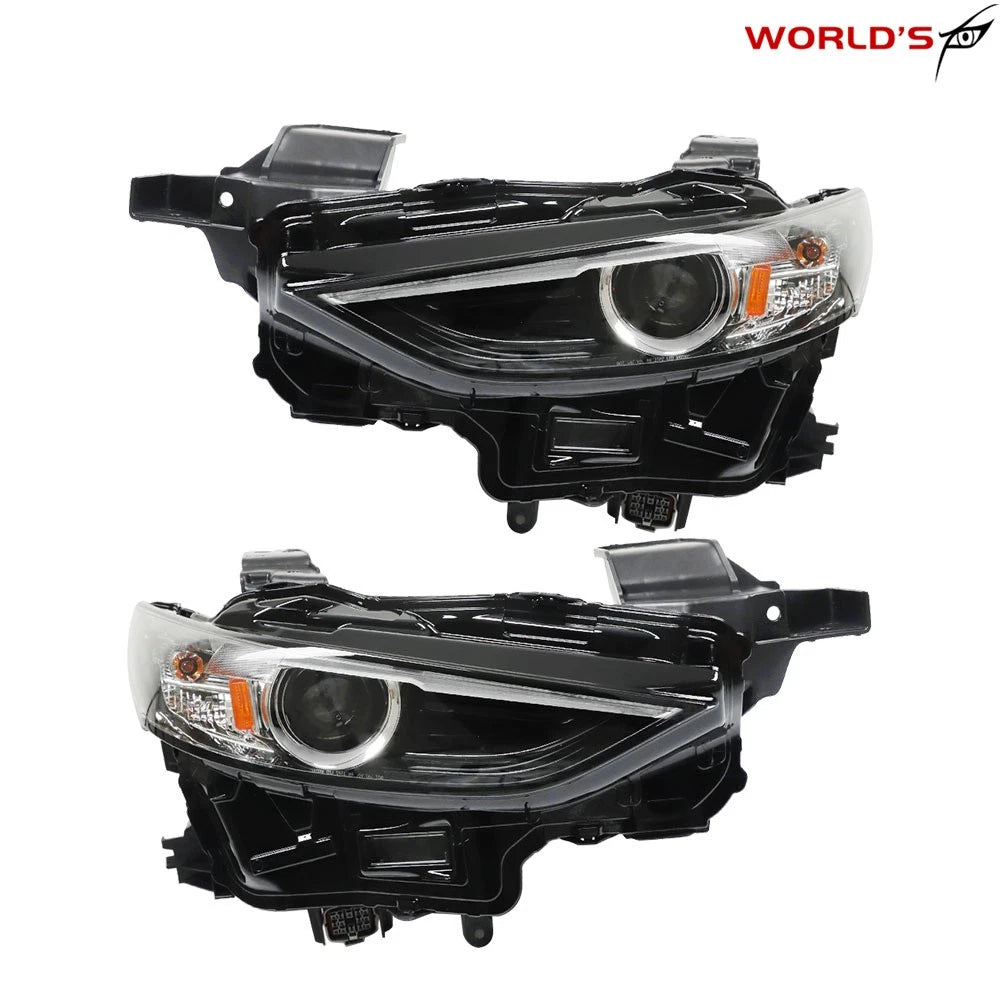 Pair LED Headlights for Mazda 3 (2019–2021) Black