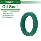 Set of 5 Oil Seal Rotary Shaft Seal TPU 22.4x30x5mm High Pressure