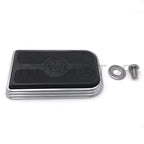 Chrome Gear Skull Brake Pedal Pad for Harley Street Glide FLHX (2014–2023)