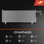A/C Condenser with Bracket for Jeep Cherokee (1997-2001)