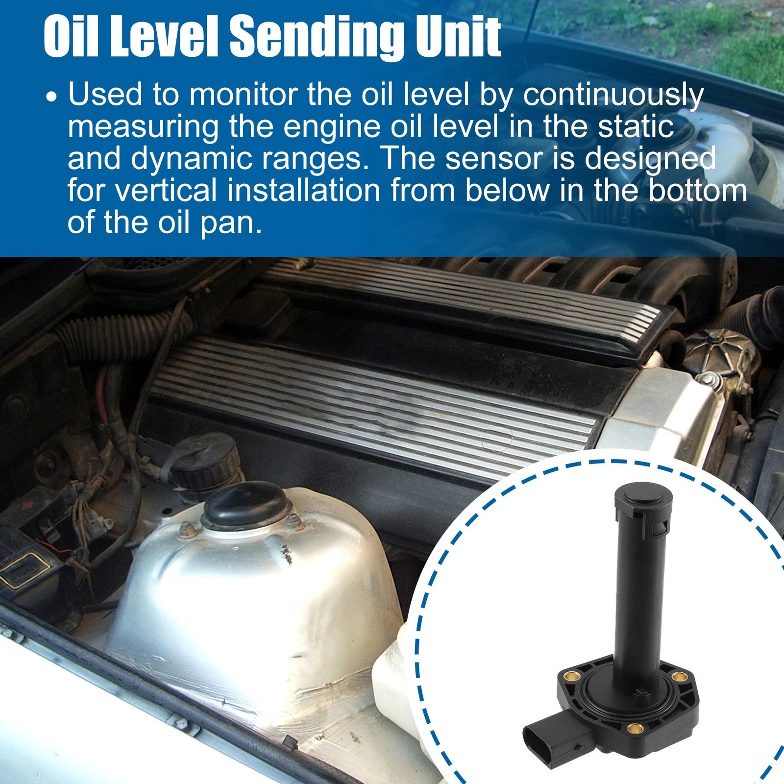 Oil Level Sensor for BMW 128i (2008–2013) 12617567723 12617607910