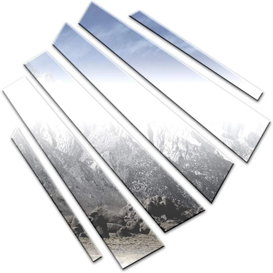 Luxury FX Chrome Pillar Post Trim 6pc for Mercedes S Class (2007–2013)