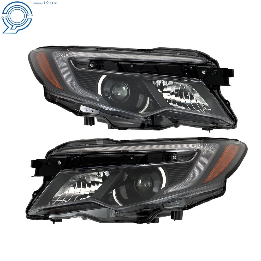2X Black Projector Headlights for Honda Pilot (2016-2021) & Ridgeline (2017-2020)