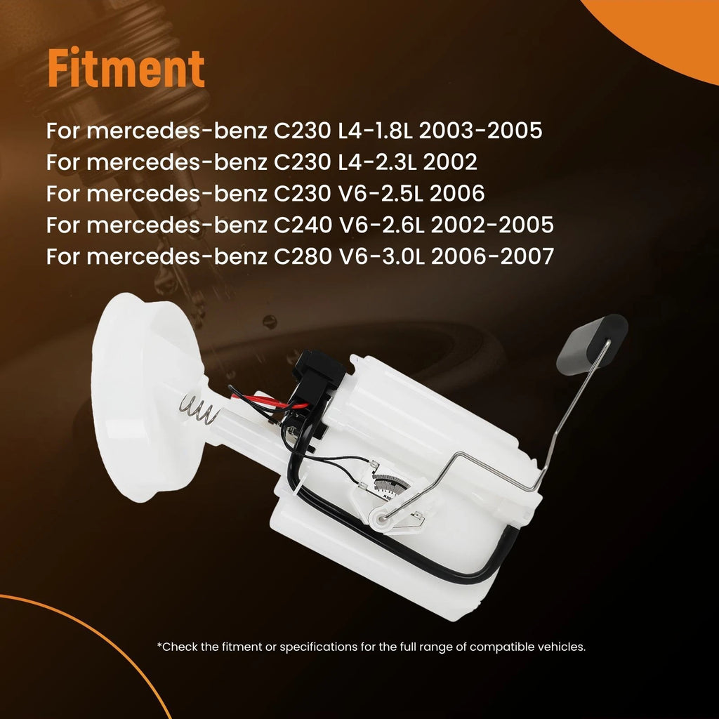 Electric Fuel Pump Assembly for Mercedes C230 C240 C280 C320 CLK320 (2001–2007)