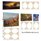 Wooden Frame for Posters and Prints (Easy Assembly, Long Lasting)