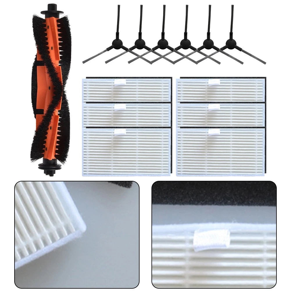 Main Brush, Side Brush, and Filter Kit for Uninell UR3 (2019–2023)
