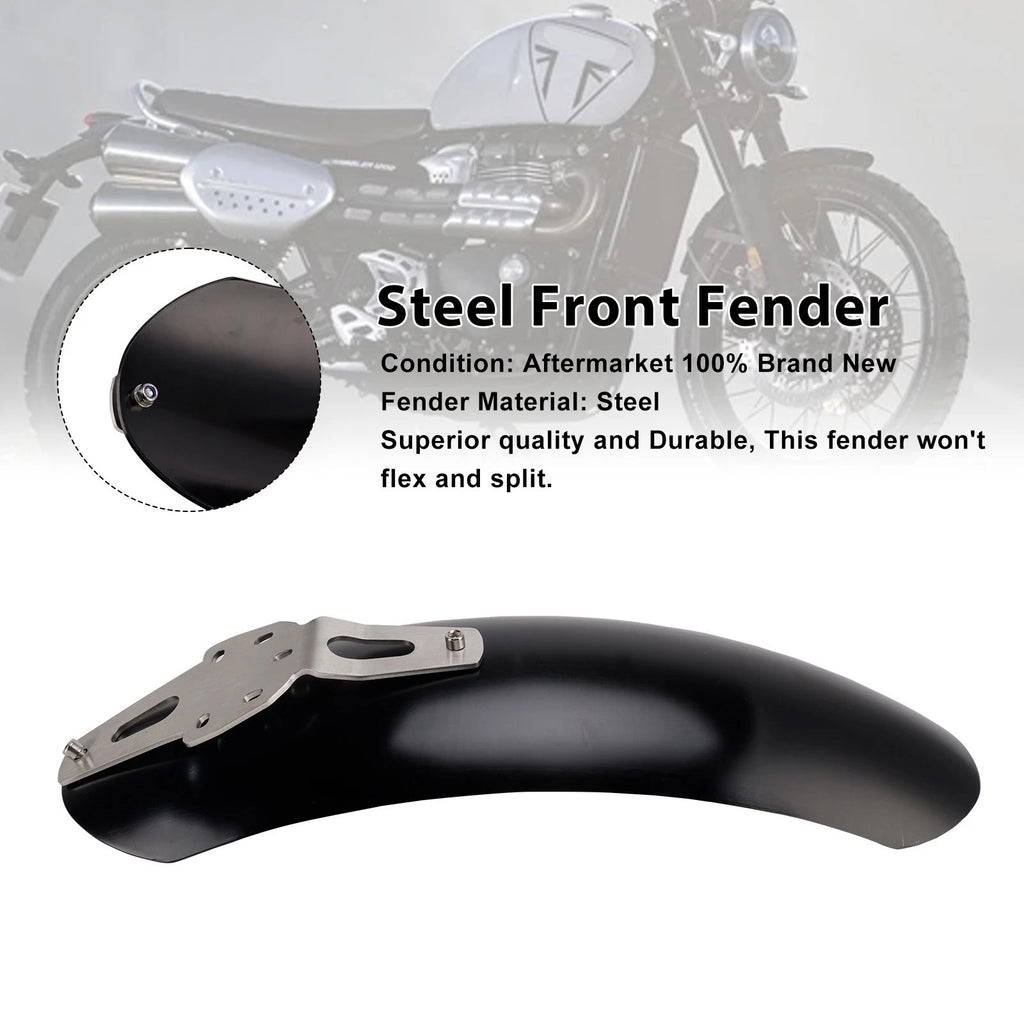 Steel Front Fender Mudguard for Scrambler 1200X 1200XC 1200XE (2019–2025)