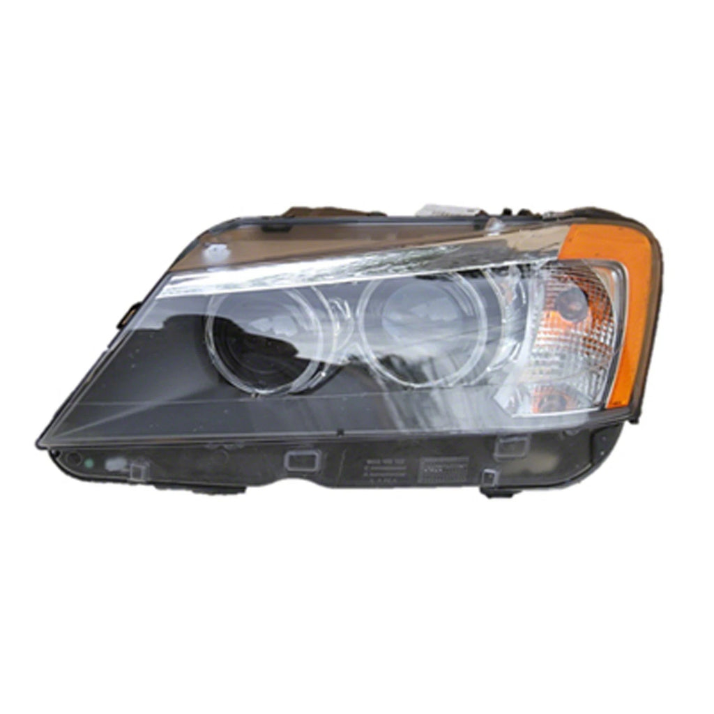 Replacement Driver Side Bi-Xenon Headlight Lens/Housing w/Adaptive Lamps