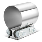 2.75" OD Butt Joint Band Exhaust Clamp for Universal Applications (T304 Stainless)
