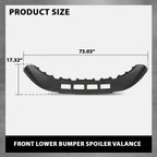 Front Bumper Lower Spoiler Valance for Audi Q5 (2009–2012)