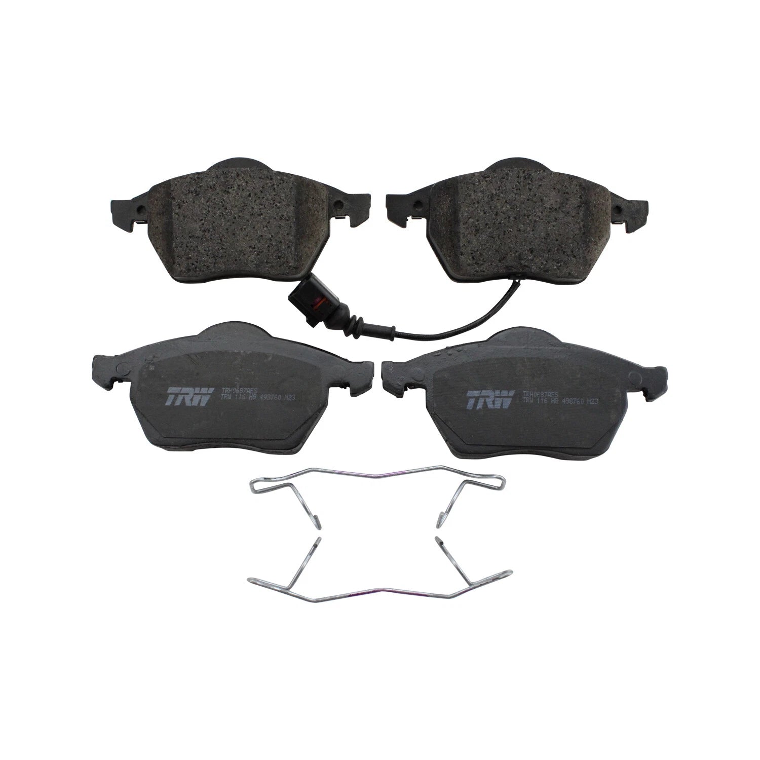 TRW Pro Low-Metallic Brake Pad Set with Sensor for Audi TT VW Golf Beetle Jetta (2000–2023)