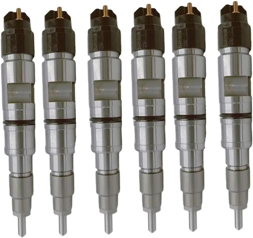 6X Fuel Injector 0445120387 0445-120-387 for Renault Dongfeng DCI11 (2011–2017)