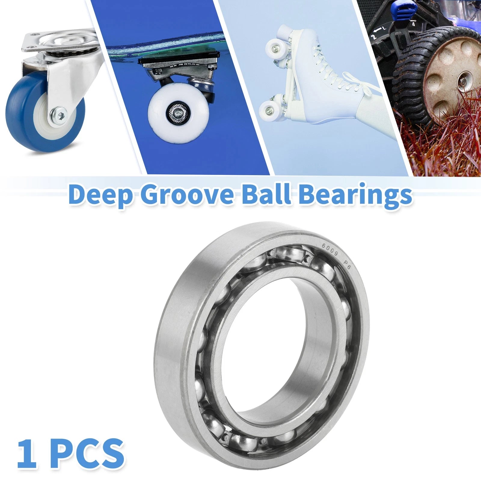 Deep Groove Ball Bearing 45x75x16mm for Scooter Skateboard (6009)