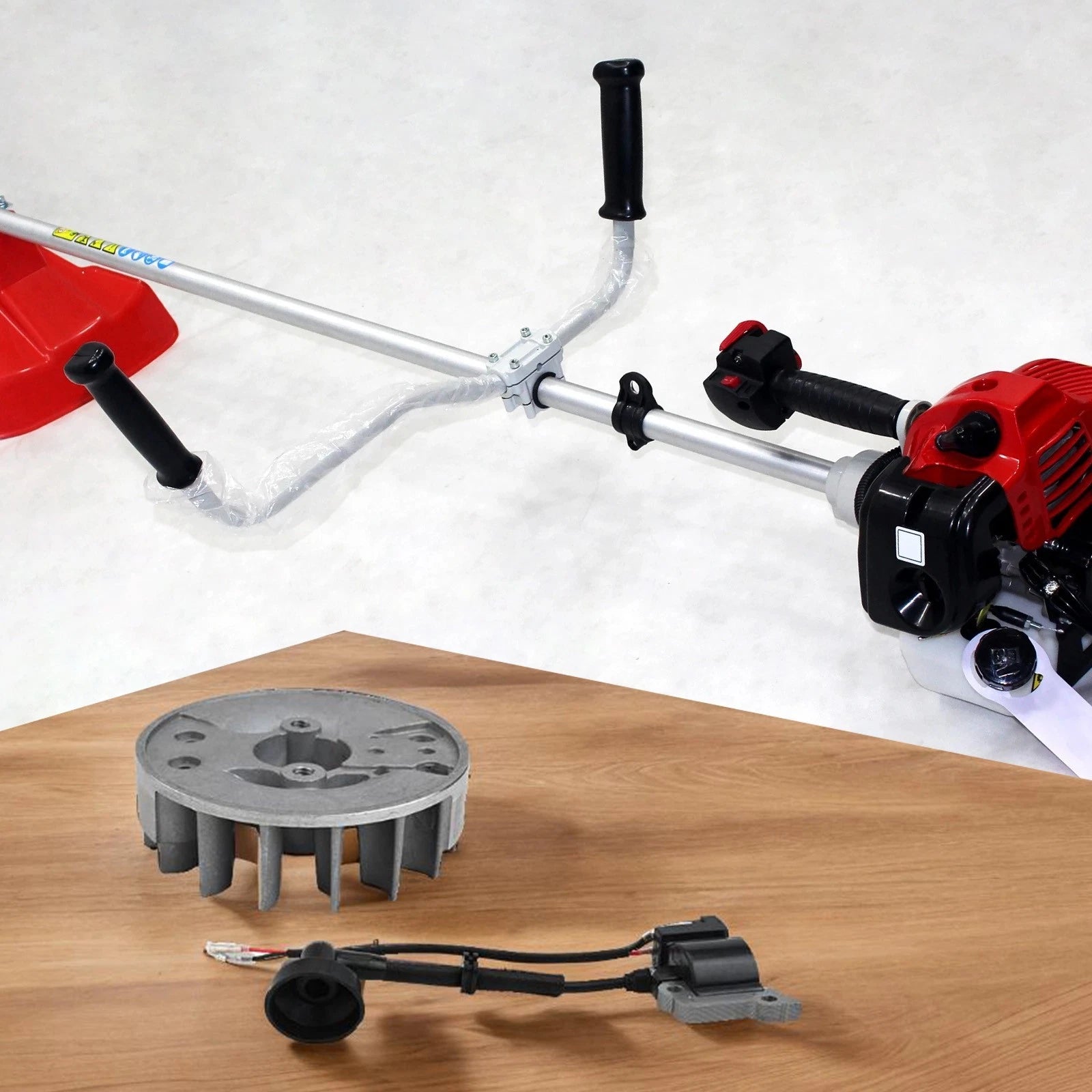 Ignition Coil and Flywheel Kit for CG260 Lawn Mower (TL26 TU26 TB26)