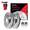 Front Brake Rotors & Pads Kit for Honda Accord 2003–2012 (2.4L, 300mm)