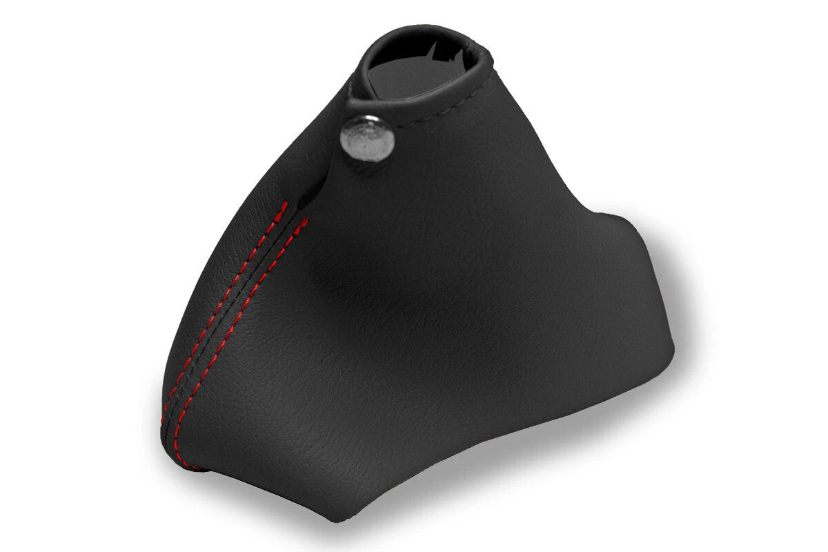 Leather Manual Shift Boot Cover for Chevrolet Cavalier (2000–2005) Red Stitch