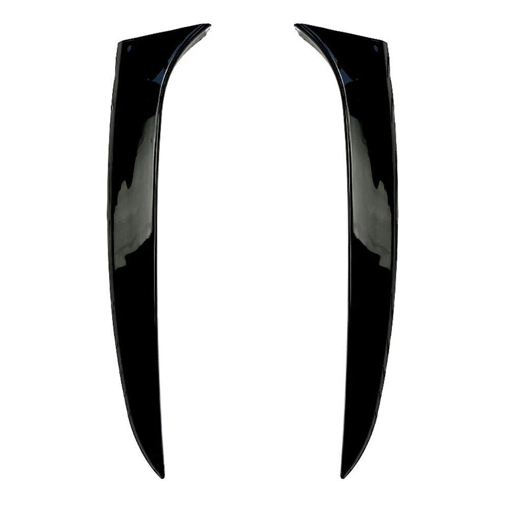 Black Rear Window Spoiler Side Wing Trim Cover for Kia Sportage R (2011–2015)