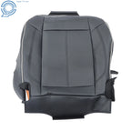Driver Bottom Cushion Cover for Hummer H3 (2006–2010) Black Leather