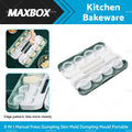 8-in-1 Dumpling Mould Maker Tool for DIY Dough Press and Wrapper