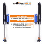 Rear Shocks w/ Reservoir 10 Way Damper for Dodge Ram 2500 (1994–2010) 4WD 5-6" Lift