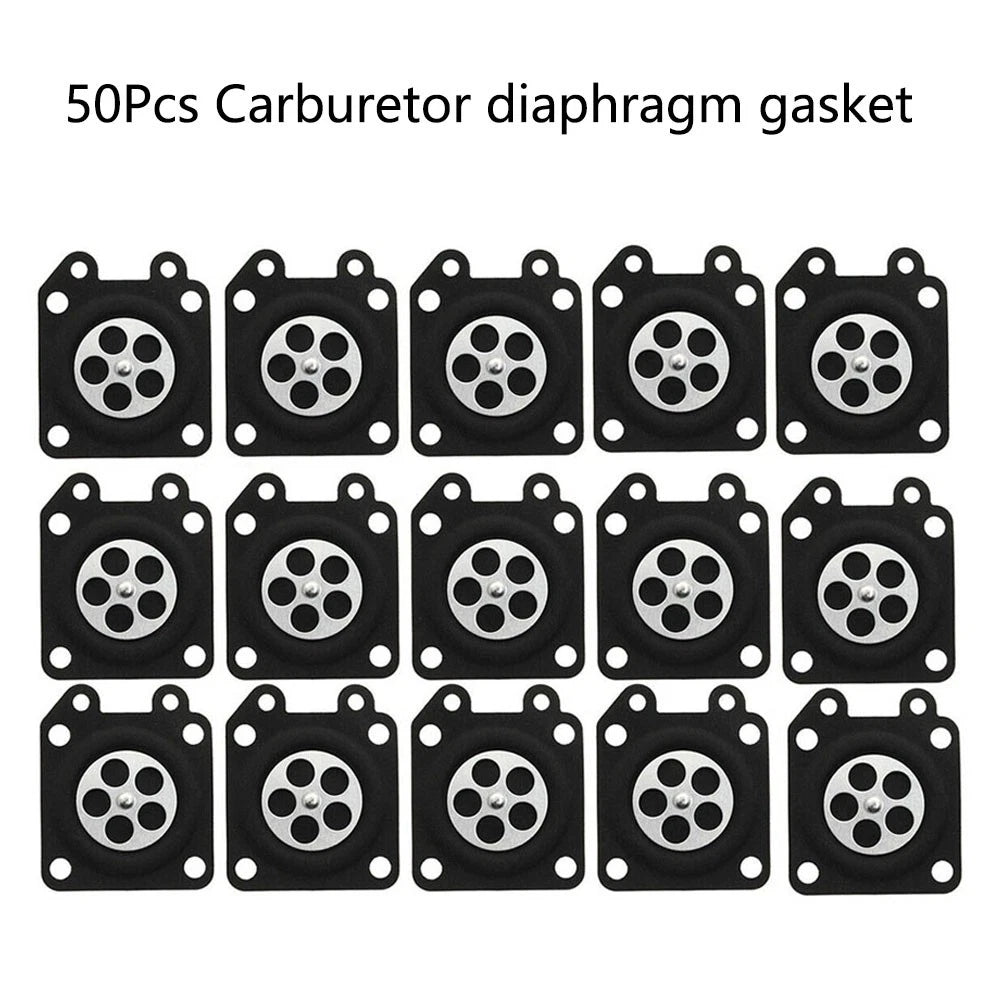 50Pcs Carb Metering Diaphragm Repair for Carburetor (95-526, 95-526-9, 95-526-9-8)