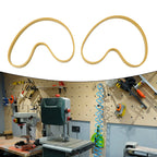 2Pcs Yellow Band Saw Rubber Band 8" X 1/2" X 0.12" Anti-skid