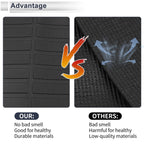 Cargo Liner Rear Trunk Mat for Kia EV9 (2024–2024) Long Grid Pattern Black TPE