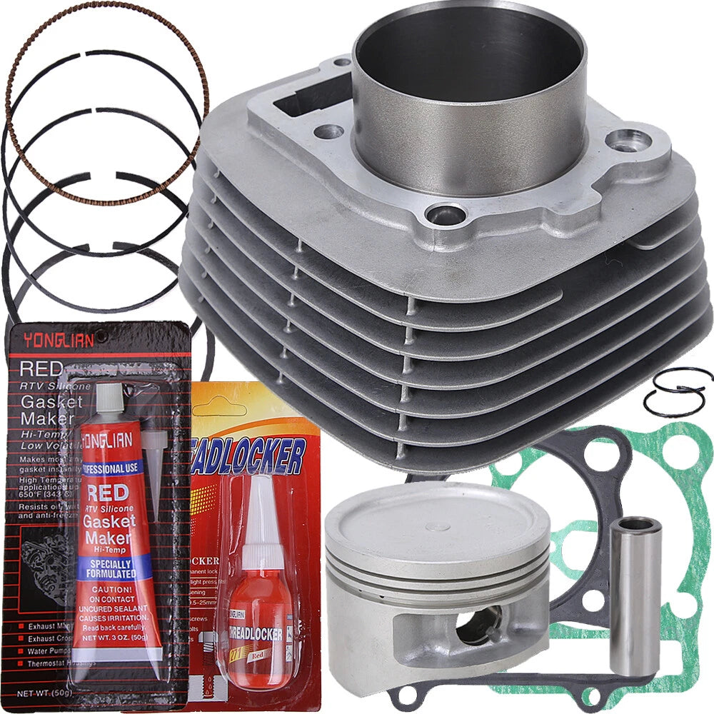 Top End Rebuild Kit with Cylinder Piston Gasket for Yamaha Warrior 350 (1987–2004)