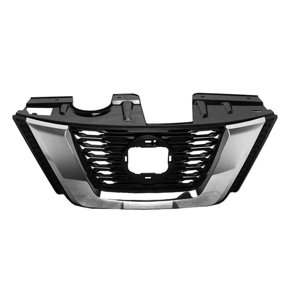 Replacement Black Chrome ABS Plastic Front Grille For 2018-2019 Nissan Rogue