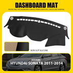 Leather Dashboard Cover for Hyundai Sonata (2011–2014)